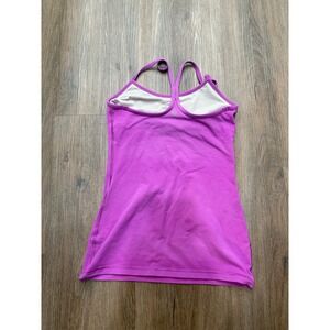 Lululemon Athletica Purple Tank Top Built In Bra Racerback Athletic Women Size 6